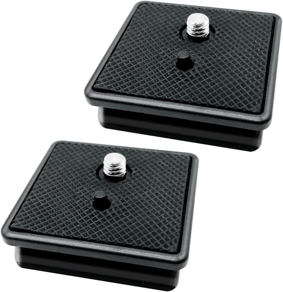 Durable 2-Pack 41mm Tripod Quick Release Plates - Compatible with Major Brands
