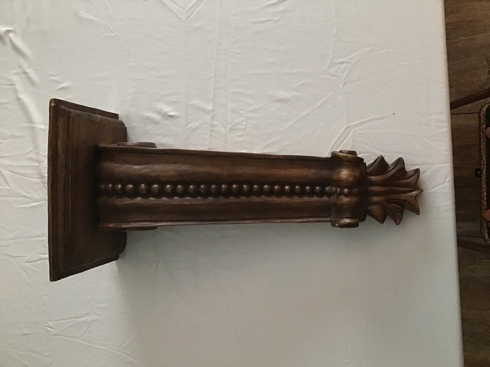Large Antique Wood Corbel