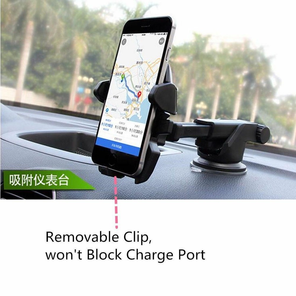 Car Holder Windshield Mount Bracket for Mobile Cell Phone GPS iPhone Samsung