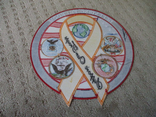 SUPPORT OUR TROOPS 12 INCH PATCH DEFENDING FREEDOM NEW