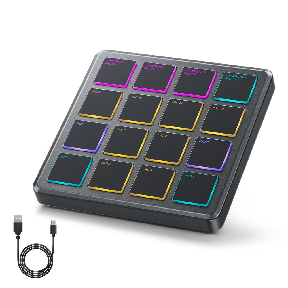 Donner STARRYPAD MINI MIDI Controller 16 Pads Beat Make Drum Machine For Sale