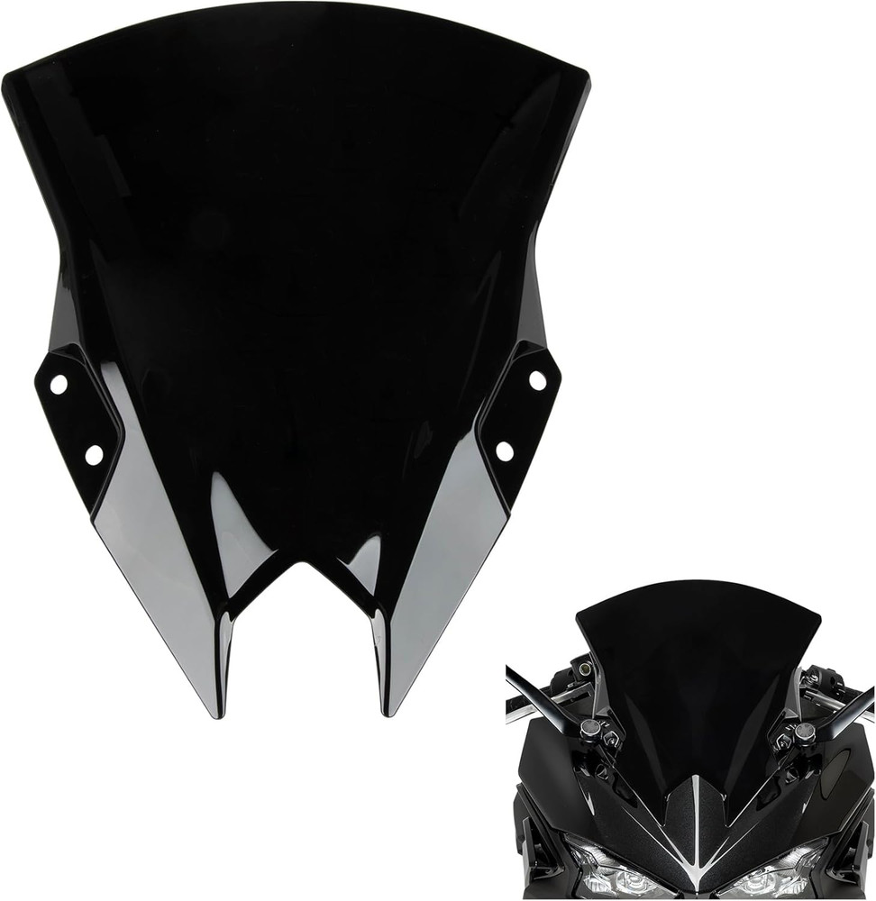 Motorcycle Windscreen Windshield for Kawasaki Ninja 500 2024 2025 EX500 Screen
