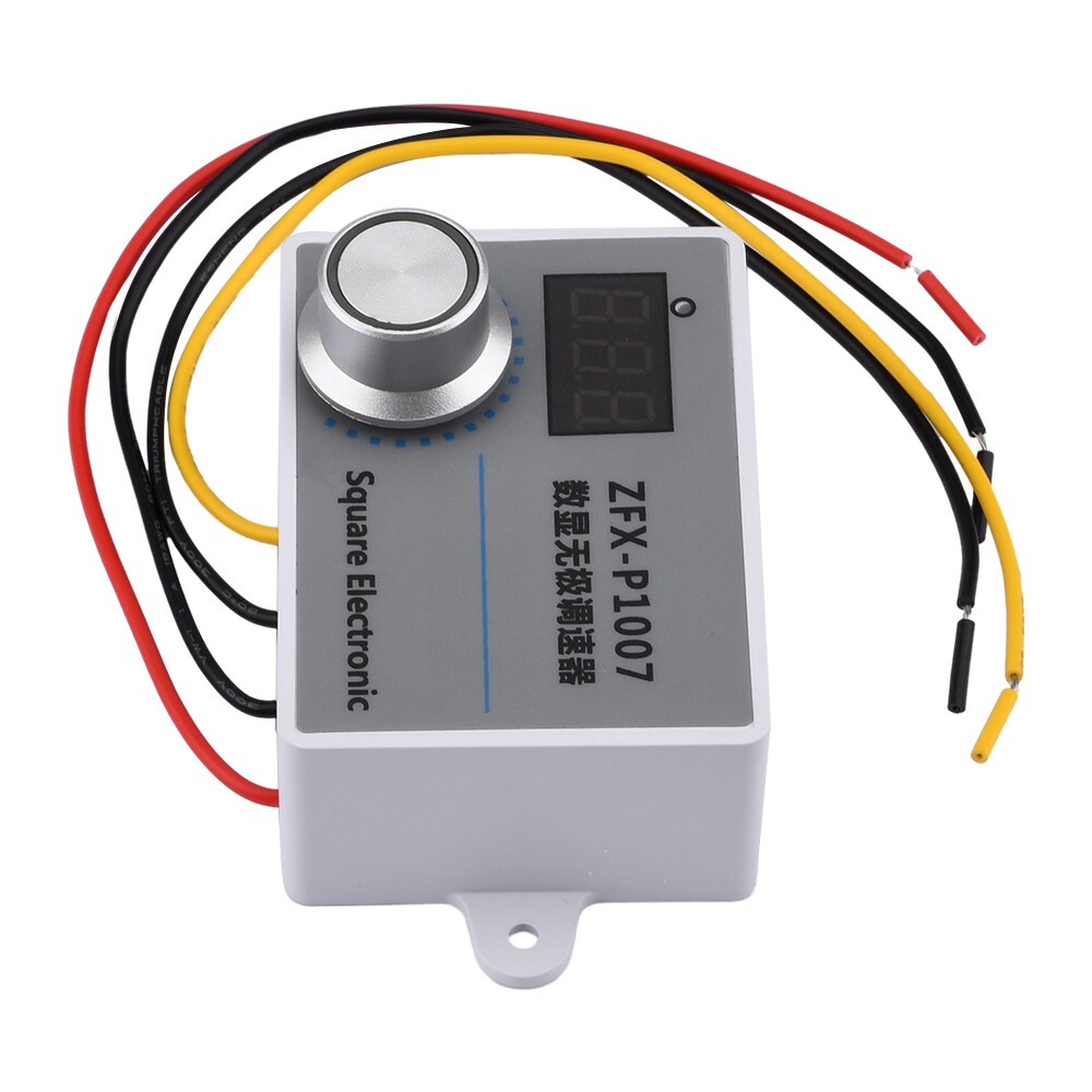 500W Adjustable AC 220V Speed Controller Digital Motor Reducer Speed Regulator