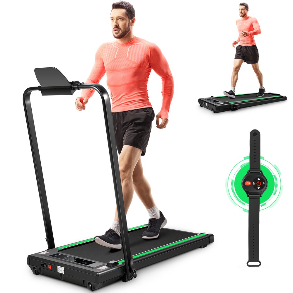 Under Desk Walking Pad Treadmill with Incline Home Running Machine Touchscreen