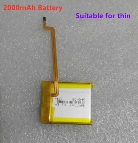 NEW LG 2000mAh Battery Upgrade replacement for iPod Classic 6.7&Video 5 5.5 Thin