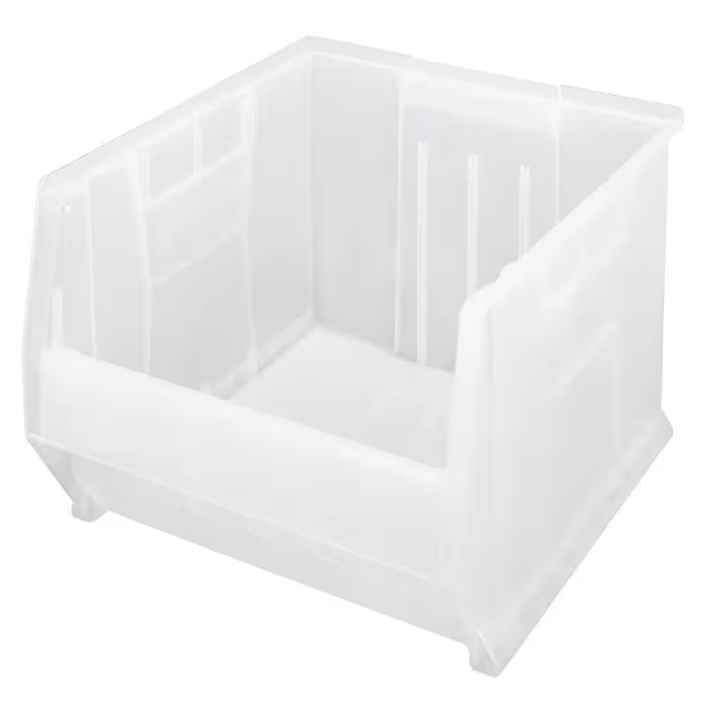 Quantum Hulk 28 Gal. Storage Tote in Clear (1-Pack)