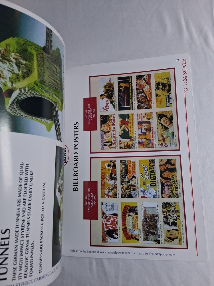 catalogo MODEL POWER 2002 Big Train Accessories G Scale E bb