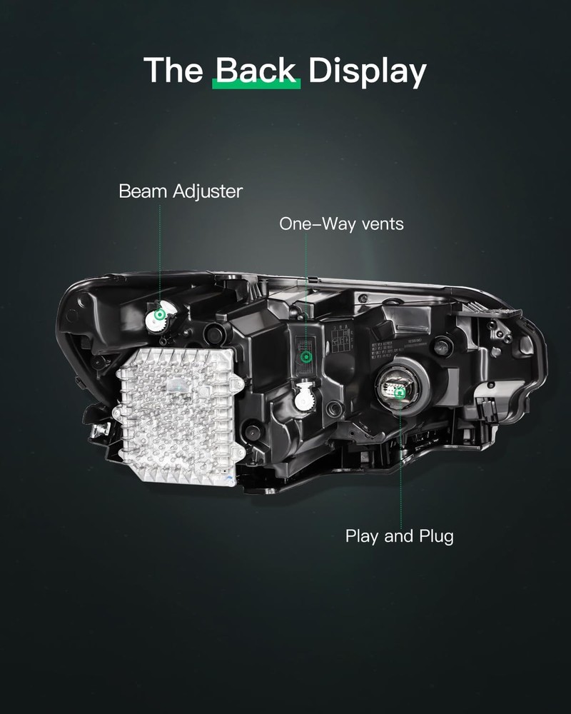 Headlight Assembly for Cherokee 2019-2022 Passenger Side