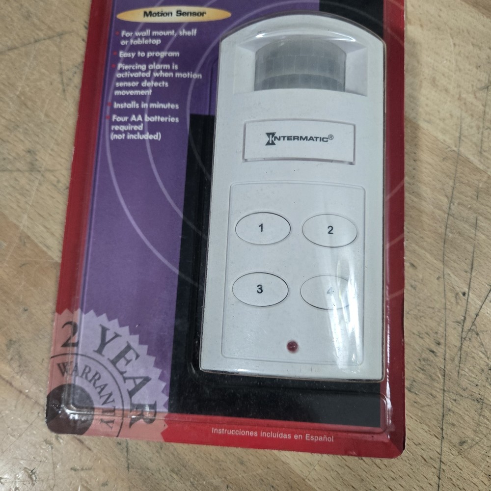Intermatic Home Security Programmable wireless alarm w/ Motion Sensor NEW SEALED