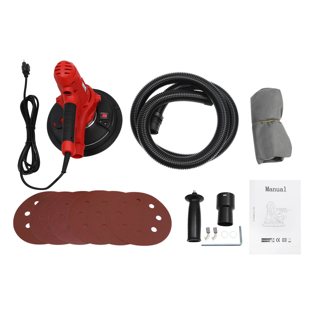 Electric Drywall Sander 1200W Variable Speed Sanding Machine w/ Led light strip