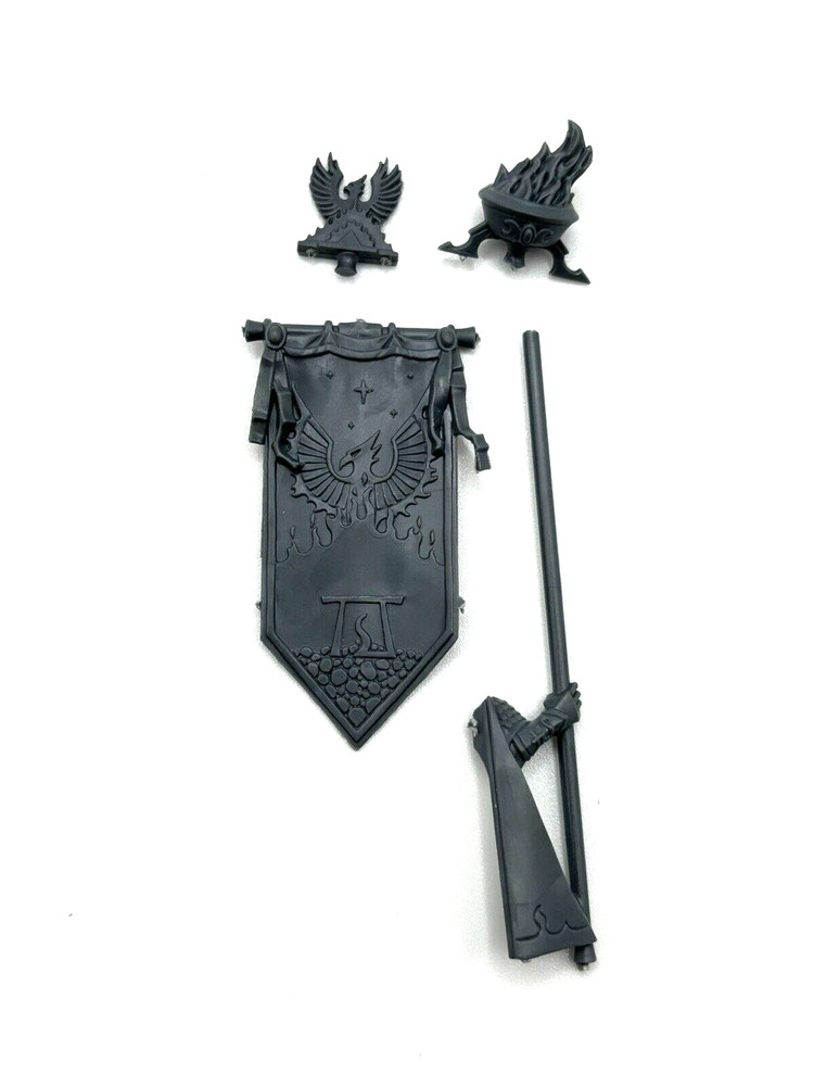 Warhammer High Elf Phoenix Guard Standard Bearer Bits