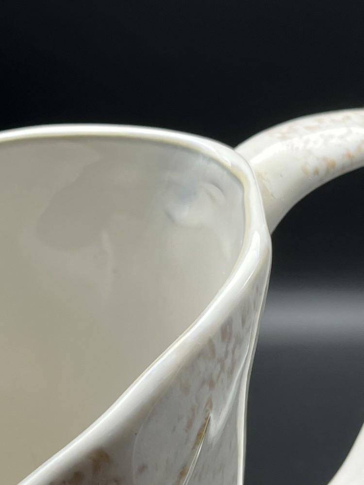 Anthropologie Kylo Owl White Stoneware Pitcher