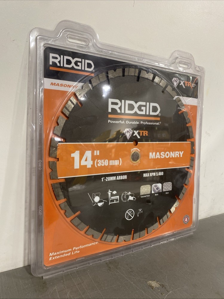 RIDGID 14 in. Masonry Diamond Blade (HD-MPTS14)