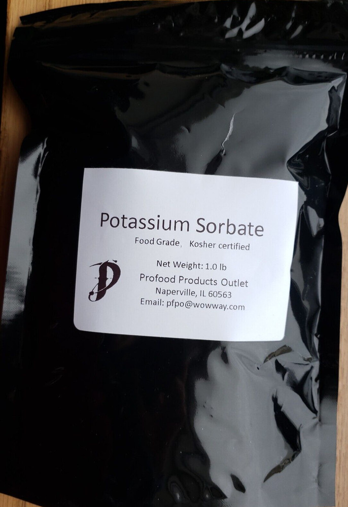 Potassium Sorbate, Food grade preservative, 1 lb, granule, kosher