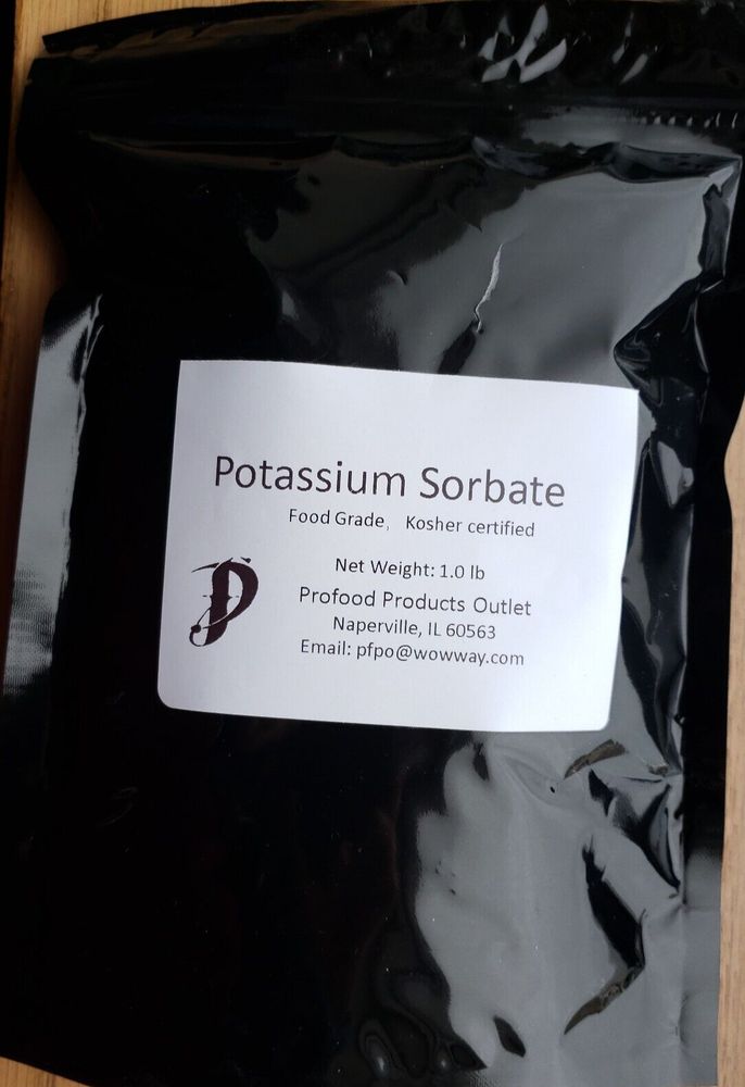 Potassium Sorbate, Food grade preservative, 1 lb, granule, kosher