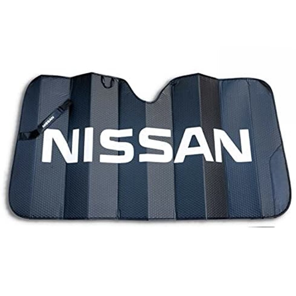 ⭐️⭐️⭐️⭐️⭐️ AUTHENTIC Nissan Black Sunshade Universal Sun Shade Best Gift