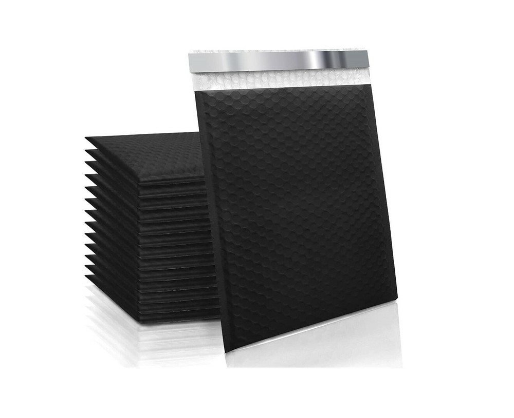 4x7.5'' Black  Poly Bubble Mailers Bags Mailer Padded Envelope High Quality