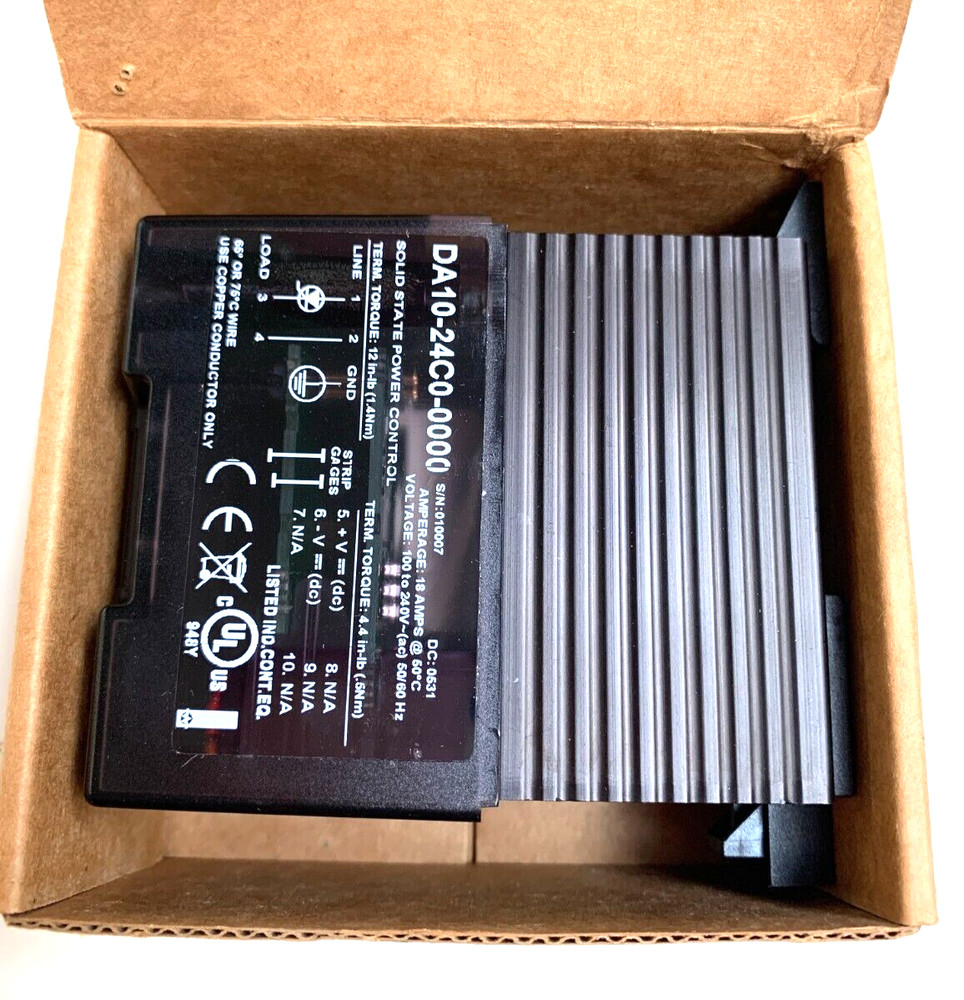Watlow DA10-24C0-0000 Din-A-Mite Solid State Power Control new