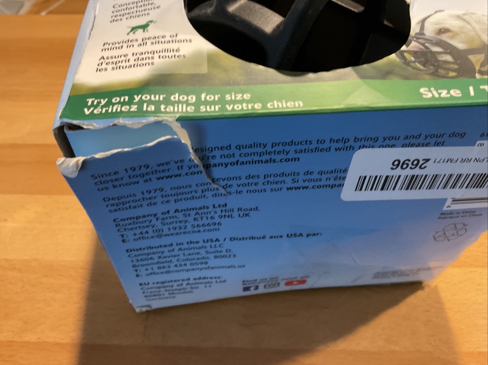 Baskerville Ultra Muzzle for Dogs, Size 5 - Black