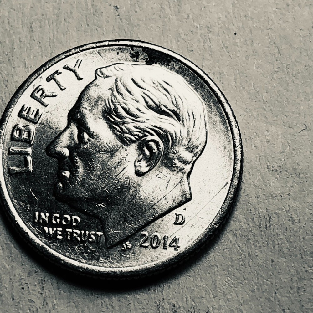 2014 D Roosevelt dime