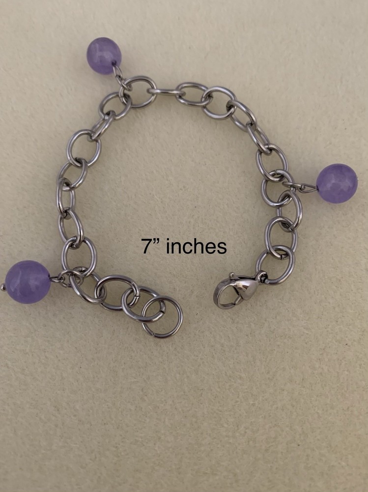 Chain Purple Bracelet