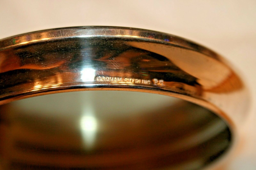 Antique Gorham B5 Sterling & Cut-Glass Dish