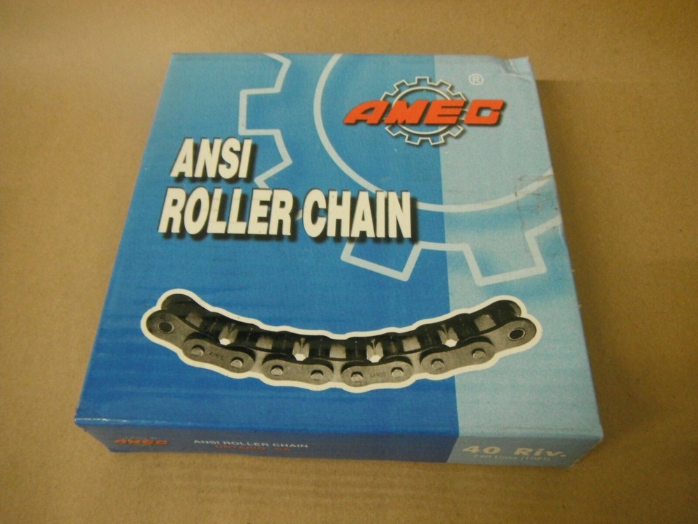 AMEC 40-2 RIV 10 FT ROLLER CHAIN 240 LINKS