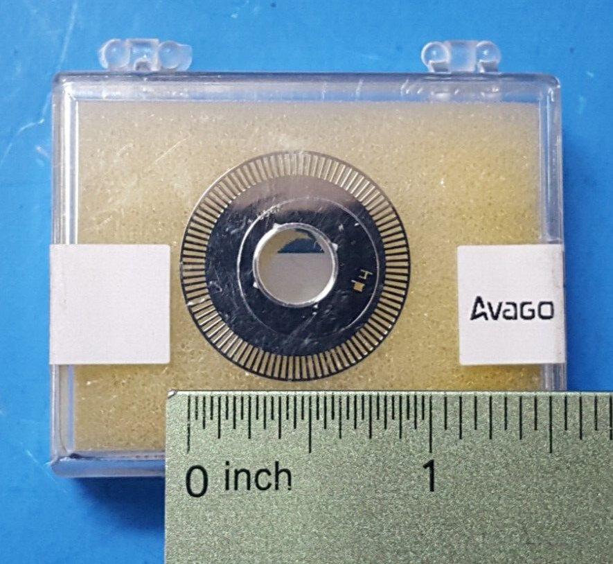 CODEWHEEL , HEDS-5120#K13 , AVAGO/HP, 8 mm, 2 CHANNEL , 96CPR, CODE WHEEL