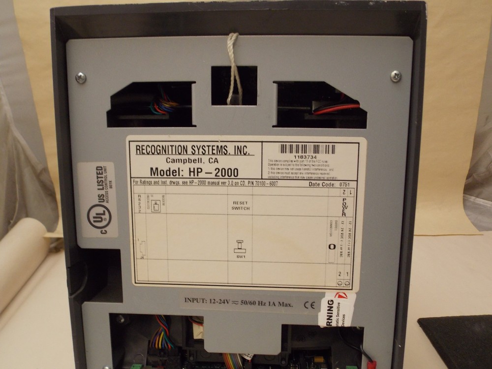 Schlage Biometric HP-2000 Hand Punch Biometric Time Clock