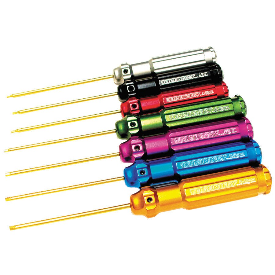 Integy C22346 - 7pc Hex Wrench Set, Ti-Nitride