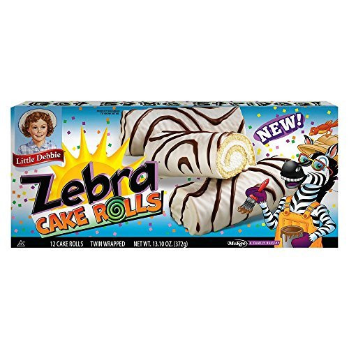 Little Debbie Zebra Cake Rolls (4 Boxes)