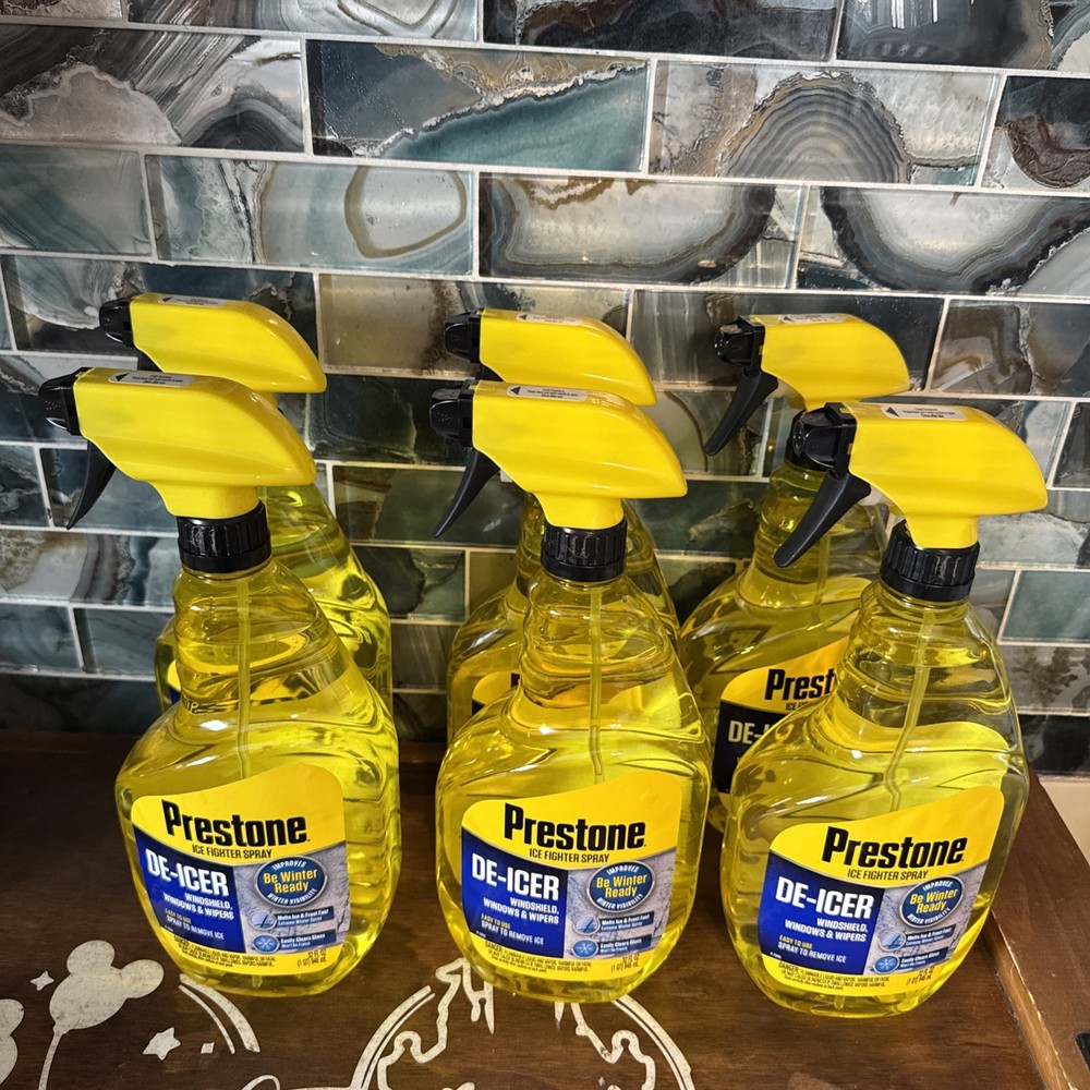 6  Prestone Trigger Spray Windshield De-Icer   - 32 fl. oz. ea.