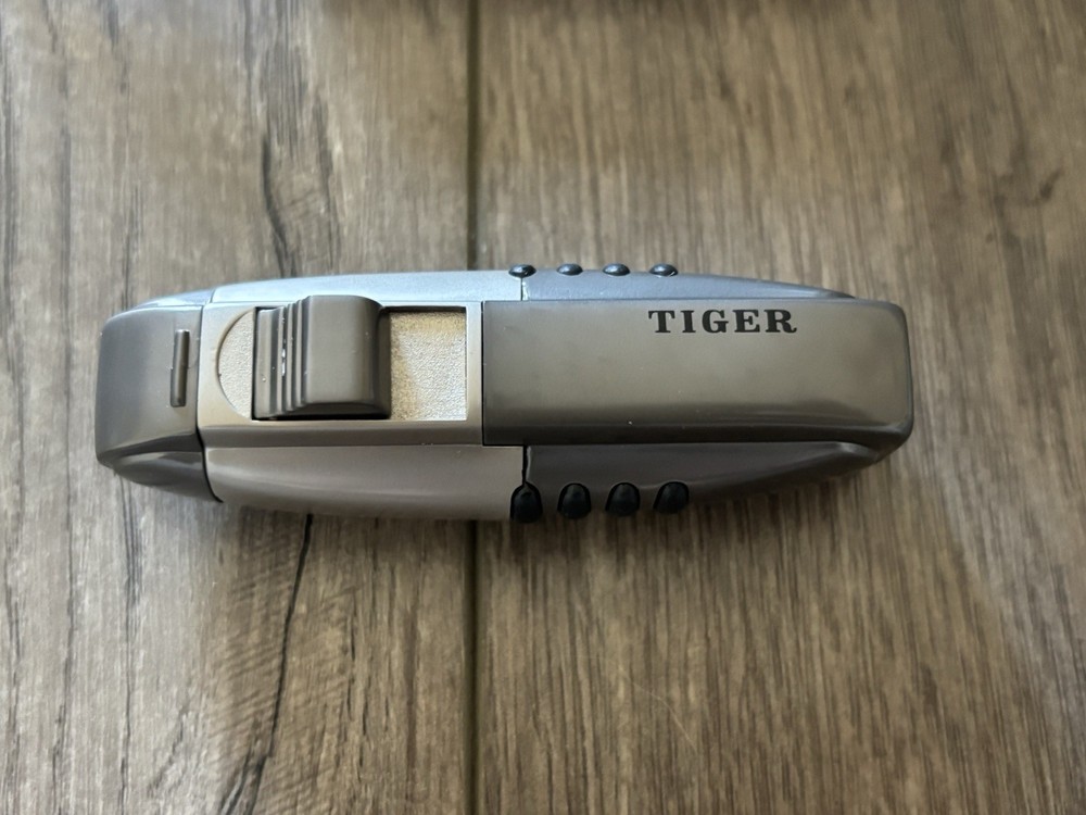 Tiger™ Classic Vintage Single Torch Pocket Lighter Gray With Multi Tools READ