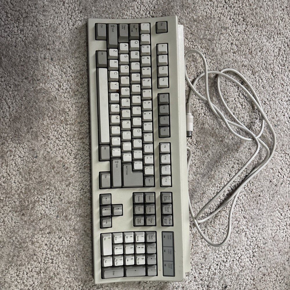 VINTAGE NetWare Computer Keyboard RT6855T+ NMB Technologies Inc. Untested
