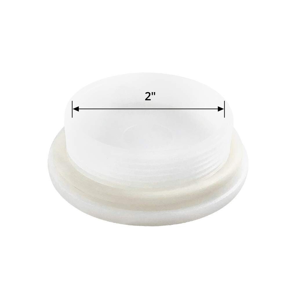 4 Pack Bung Cap with 2" Thread Size for 55 Gallon Plastic Drums Fine Thread Bung