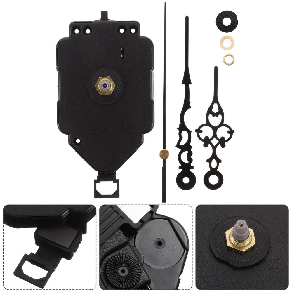 Battery Operated Quartz Clock Movement Replacement Mechanism Kit with Hands