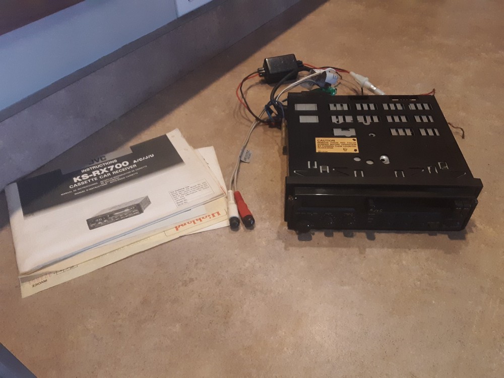 Vintage JVC KS-RX700 Pull Out Car Stereo
