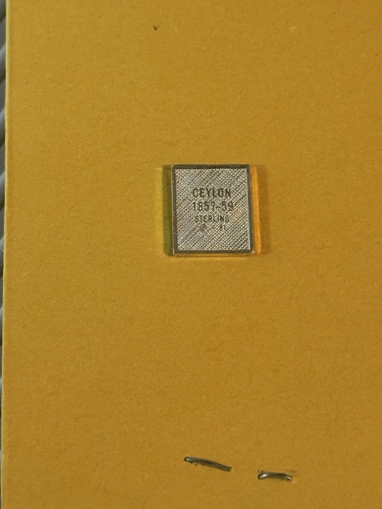Ceylon 1857-59 Square Token Stamp Commemorative Exonumia