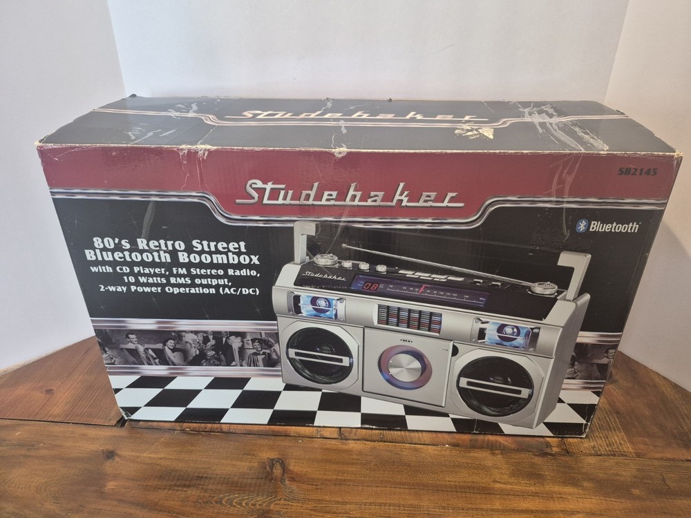 Studebaker ST2145 Master Blaster Bluetooth Boombox Radio