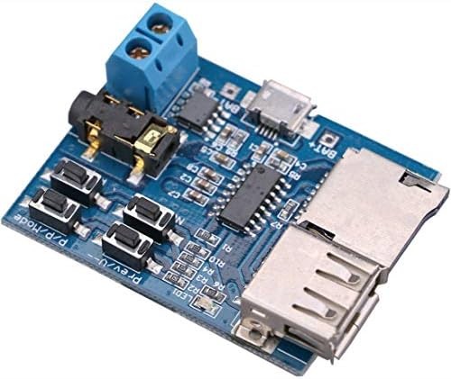 2pcs TF Card U Disk Play MP3 Decoder Player Module with Audio Amplifier Audio De