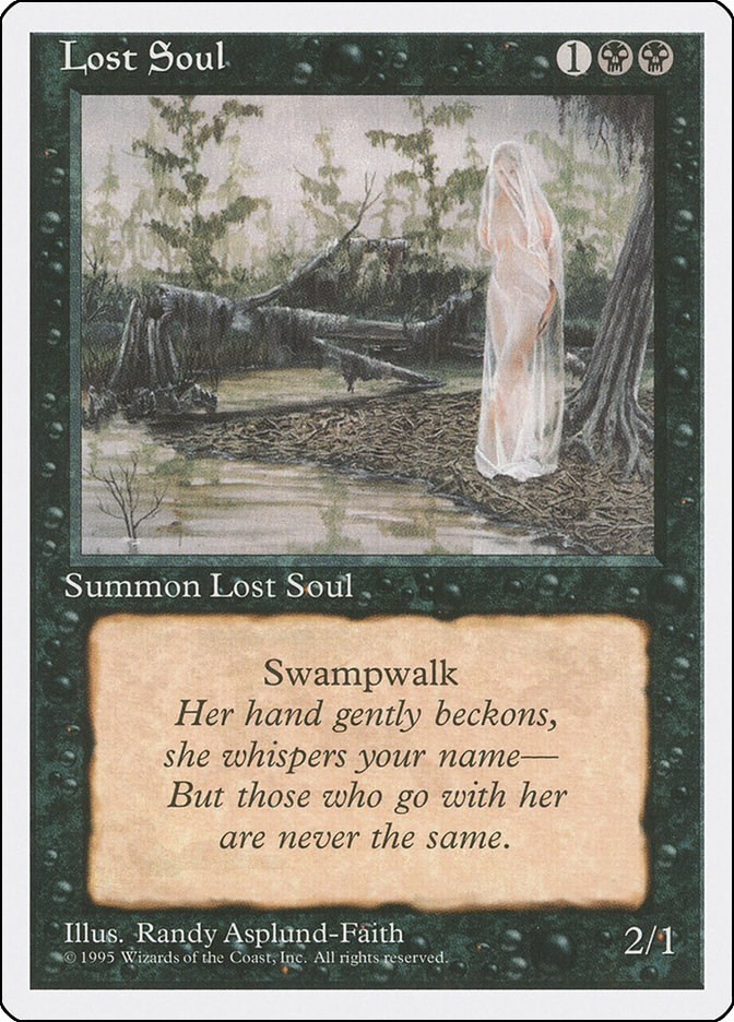 Lost Soul Fourth Edition N/A MTG MP
