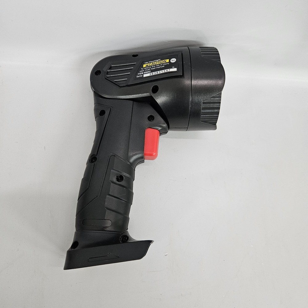 Drill Master 69652 18 Volt LED Flashlight Work Light TESTED WORKING NO BATTERY