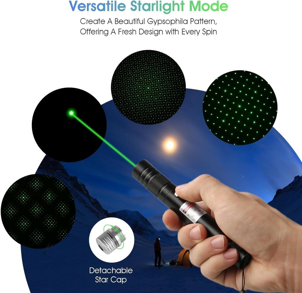 Advanced Long-Range Laser Pointer High Power - Rechargeable Green Laser Pointer