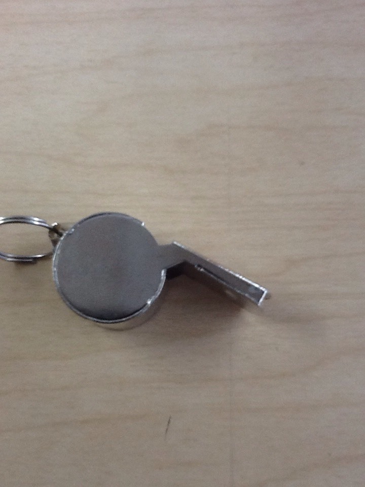Qty 3 Metal Referee or Emergency Survival Whistle