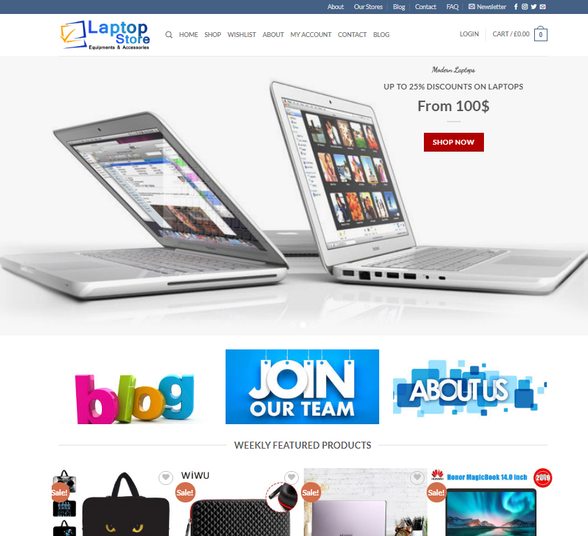 Readymade Drop shipping website Free hosting & set up, Computer & Laptop Stores