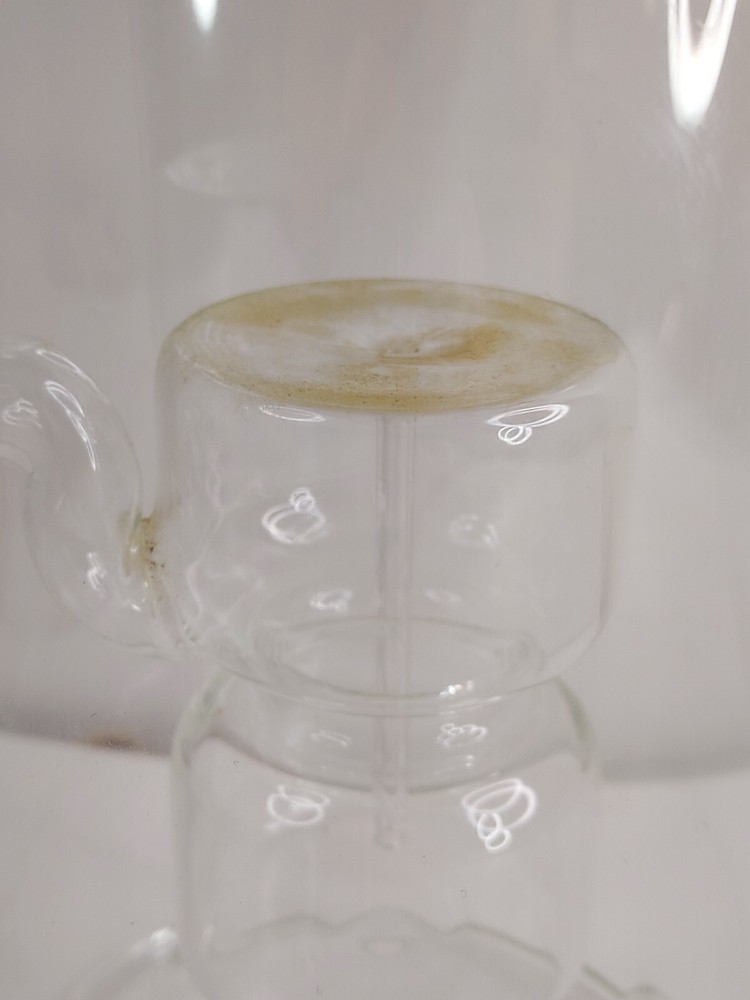 Vintage Wolfard or Wolfard style Handblown Glass Lantern