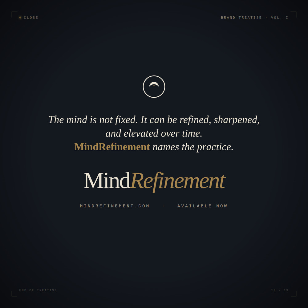 MindRefinement.com Premium Domain — AI Wellness Mental Health Self Help Coaching