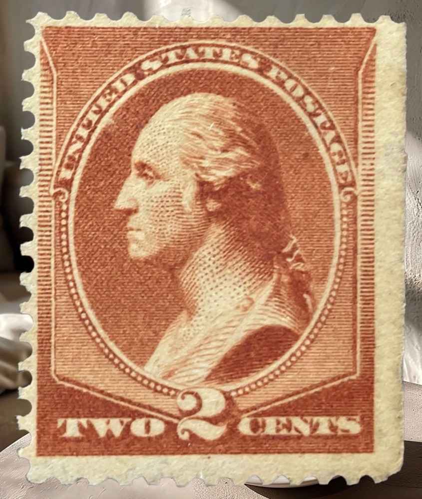 US SCOTT 210 1883 US Stamp Mint Hinged No Gum Sharp Color