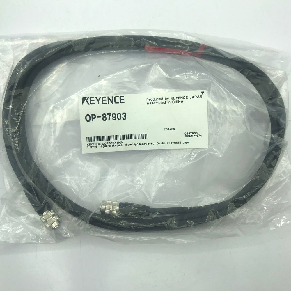 KEYENCE OP-87903 Sensor Head Cable 2m New