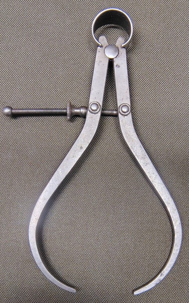 🗽 VINTAGE STARRETT 6" OD CALIPER